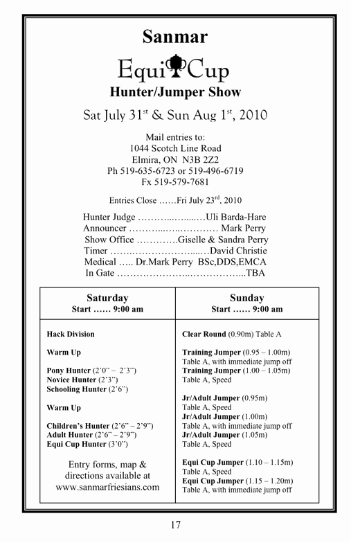 17 Sanmar EquiCup Jul 31 2010